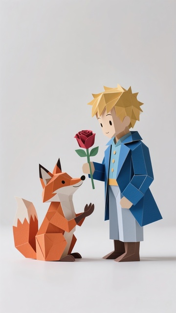 折纸小王子与狐狸