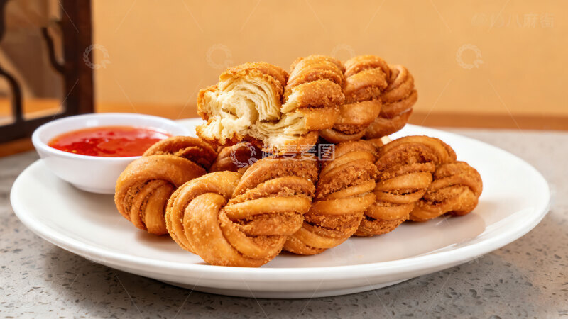 高清大图下载【趣麦麦图】麻花   酥脆   文化 