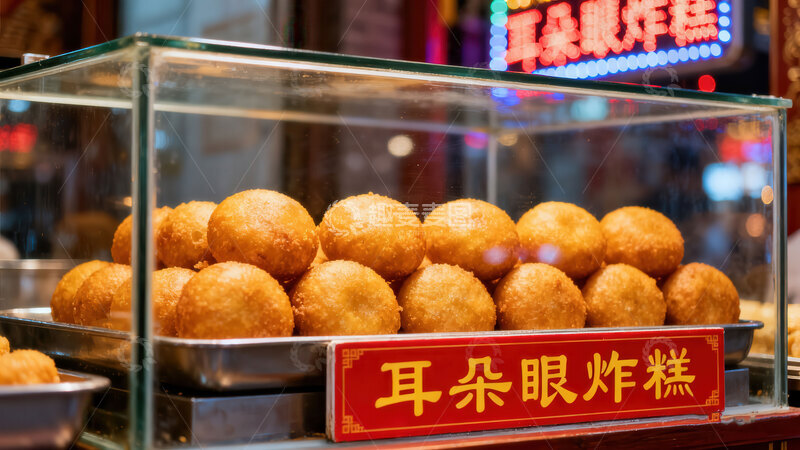 高清大图下载【趣麦麦图】炸糕  外脆  糖馅  