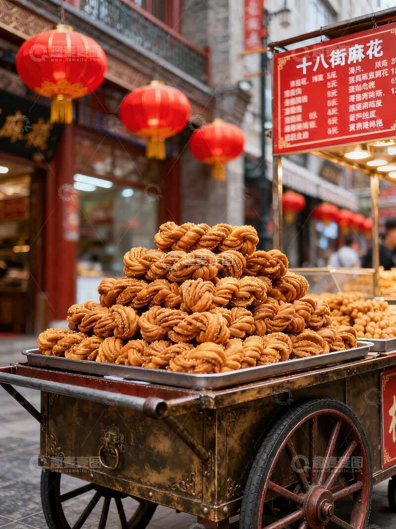 高清大图下载【趣麦麦图】麻花   酥脆   零食