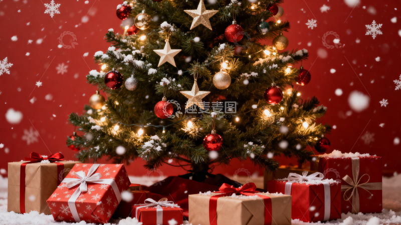 高清大图下载【趣麦麦图】圣诞节背景007