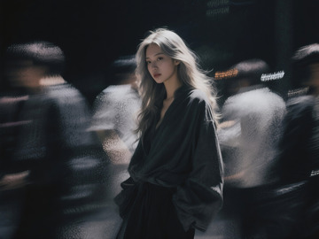 抓拍前卫曼妙模糊的韩系美女3