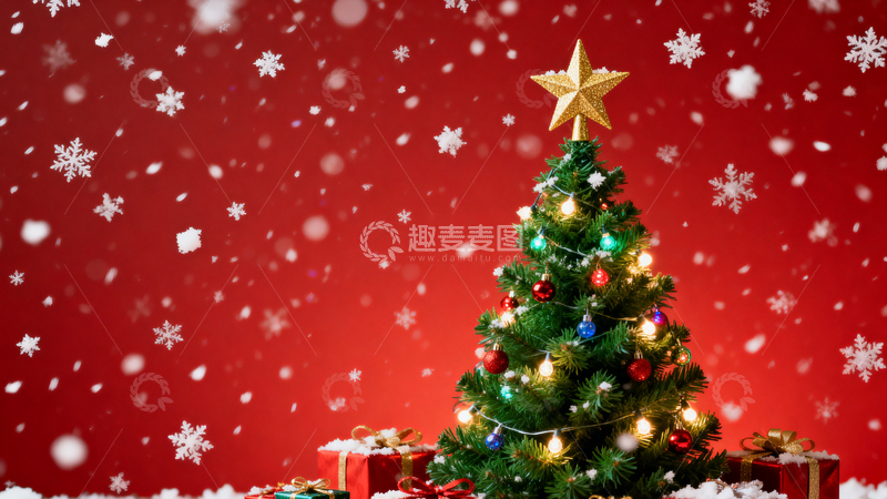 高清大图下载【趣麦麦图】圣诞节背景002