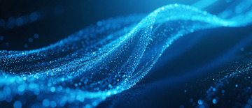 科技感数据流动光效背景