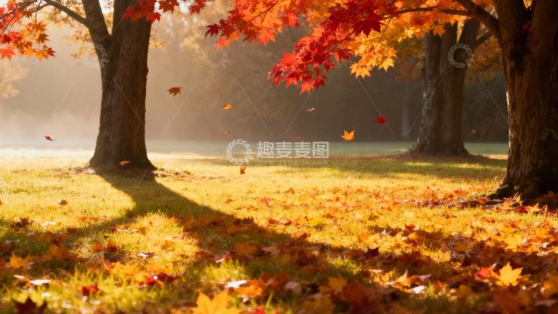 高清大图下载【趣麦麦图】枫叶枫树秋天005