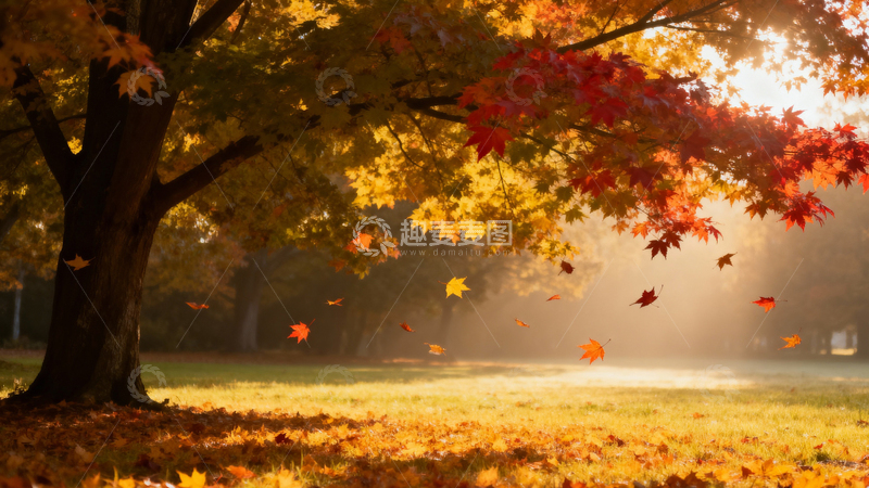 高清大图下载【趣麦麦图】枫叶枫树秋天007