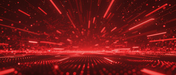 红色科技空间动态背景