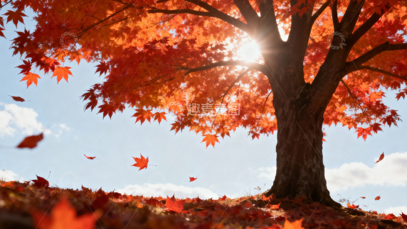 高清大图下载【趣麦麦图】枫叶枫树秋天010