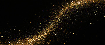 金光闪耀粒子效果背景