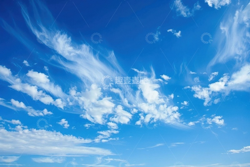 高清大图下载【趣麦麦图】流云蓝天自然美景