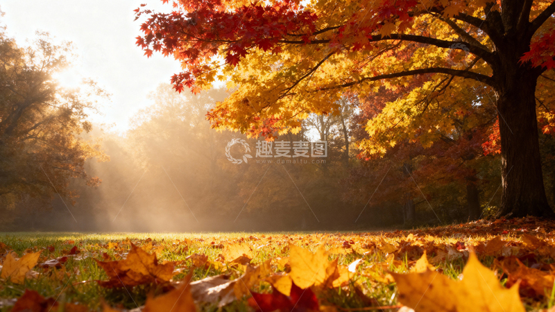高清大图下载【趣麦麦图】枫叶枫树秋天018
