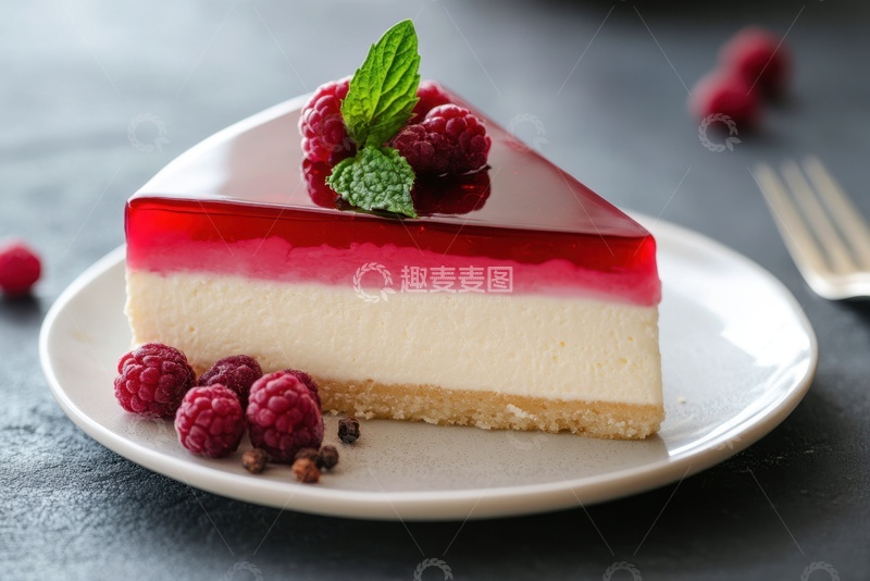 高清大图下载【趣麦麦图】果冻奶油蛋糕