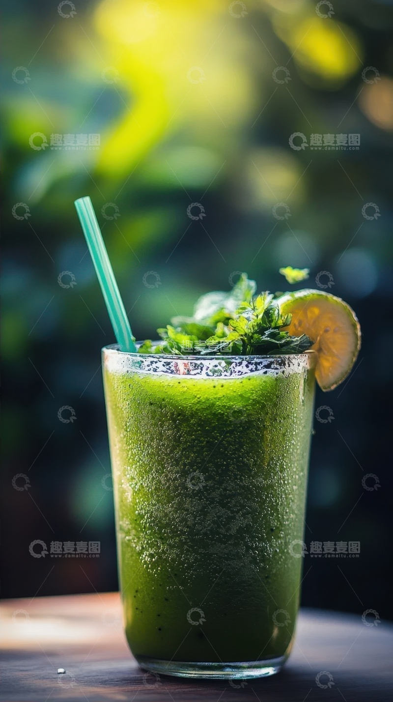 高清大图下载【趣麦麦图】鲜榨猕猴桃饮料