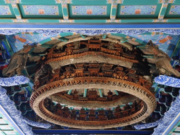 北京先农坛隆福寺藻井