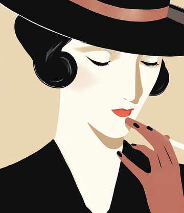 扁平风格复古名伶4