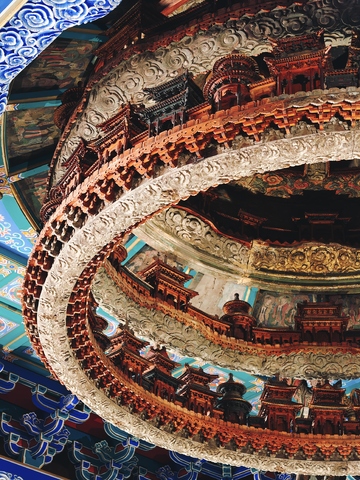 北京隆福寺藻井