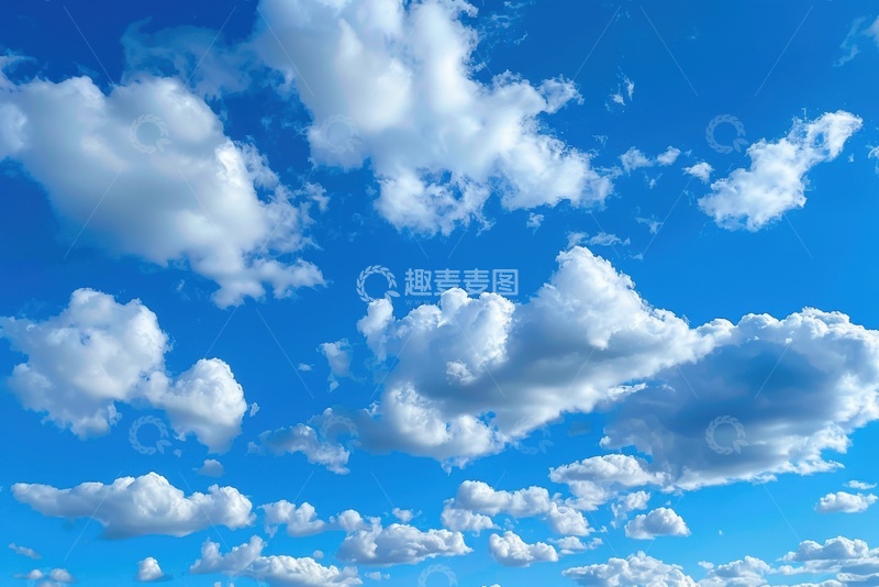 高清大图下载【趣麦麦图】蓝天白云天空景色