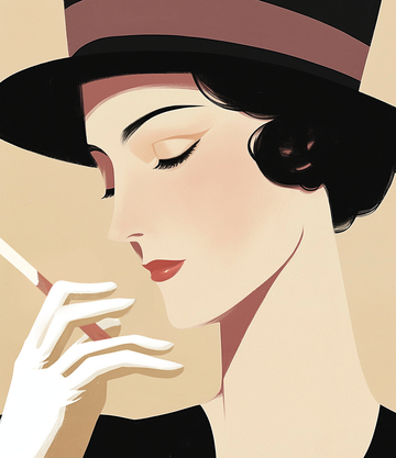 扁平风格复古名伶3