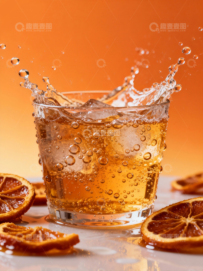 源文件下载【趣麦麦图】-干柠檬片汽水2