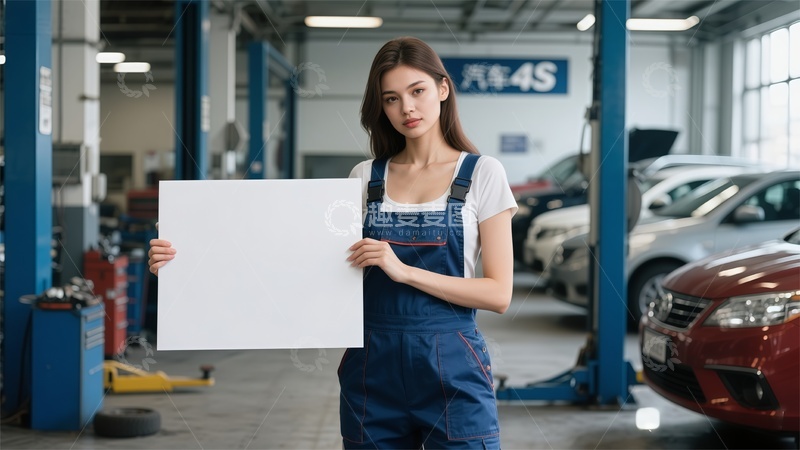 高清大图下载【趣麦麦图】机械师车间宣传海报素材