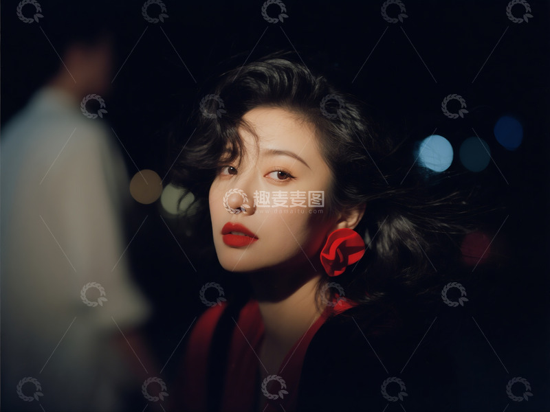 高清大图下载【趣麦麦图】抓拍曼妙时尚美女秀发7