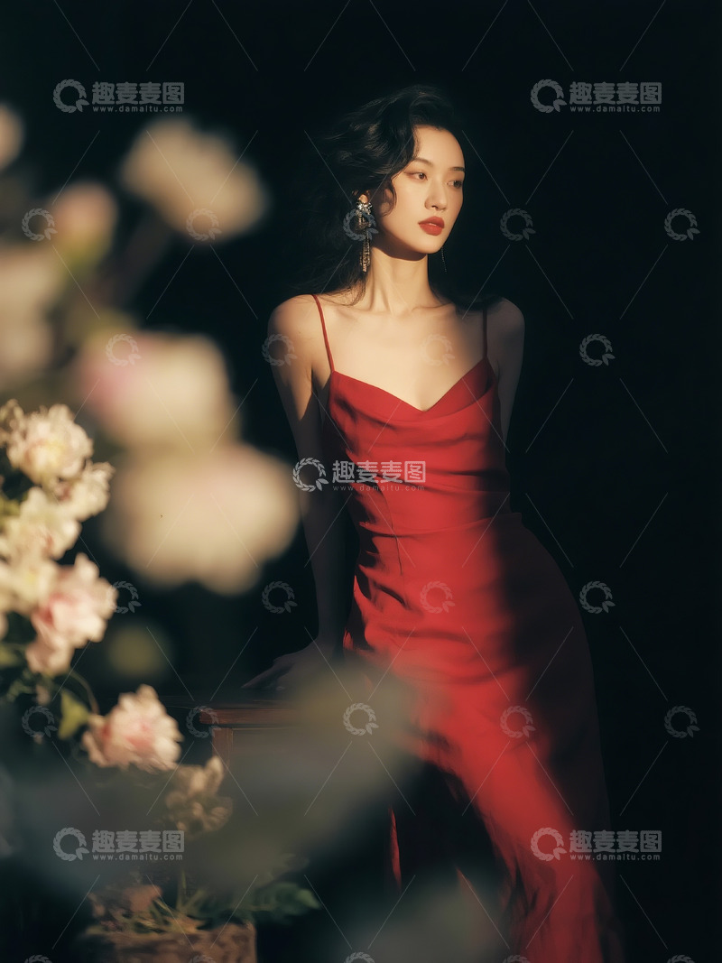 高清大图下载【趣麦麦图】时尚美女奢慵潮穿搭及配饰5