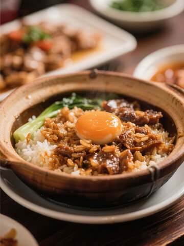 煲仔饭  焦香   米饭   