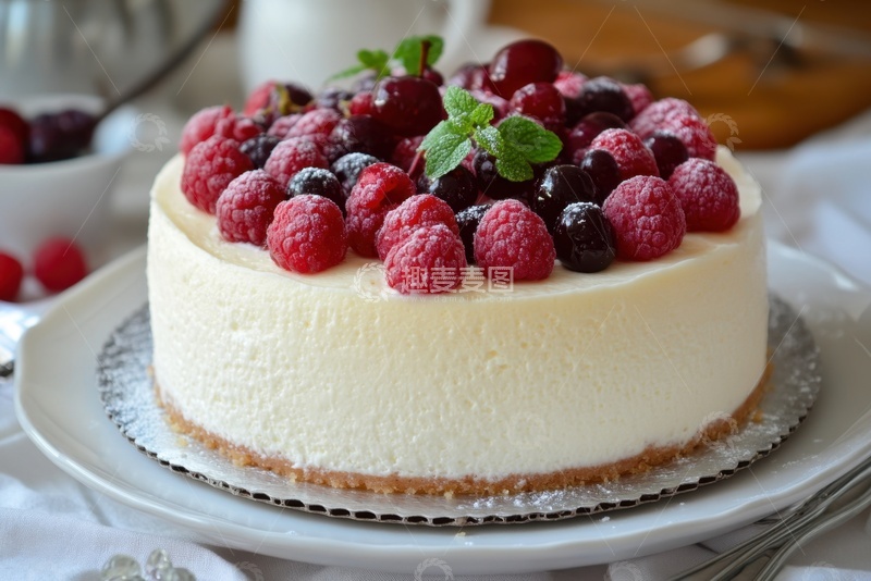 高清大图下载【趣麦麦图】水果奶油蛋糕摄影