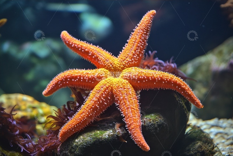 高清大图下载【趣麦麦图】大海里的海星