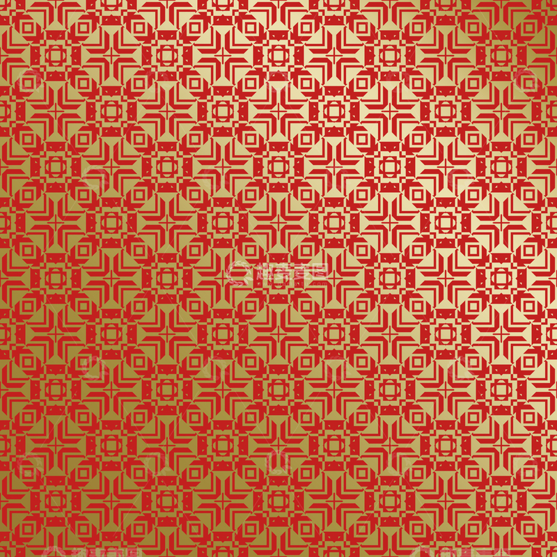 源文件下载【趣麦麦图】-红金中式喜庆花纹背景589