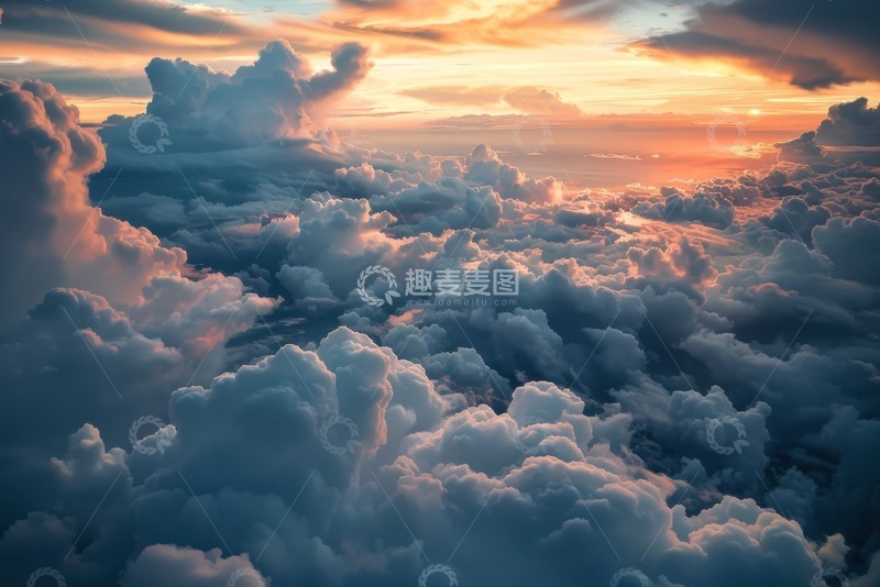 高清大图下载【趣麦麦图】云层云朵日光风景