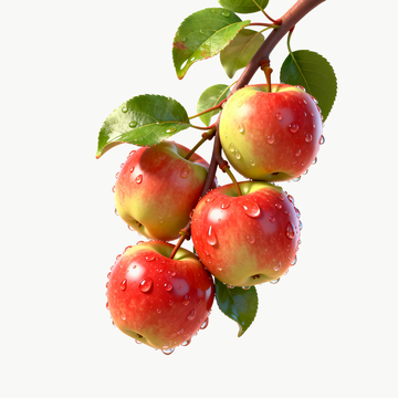 一串苹果1免抠素材