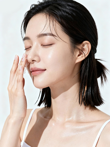 亚洲女士涂抹护肤精华4