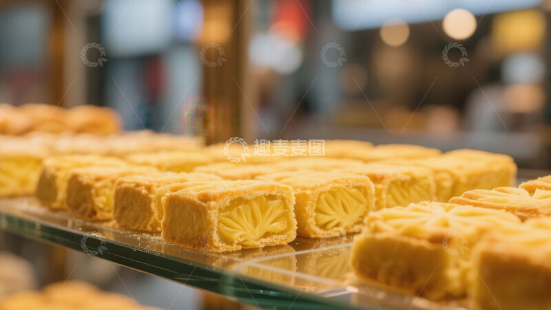 高清大图下载【趣麦麦图】凤梨酥  金砖  传统   