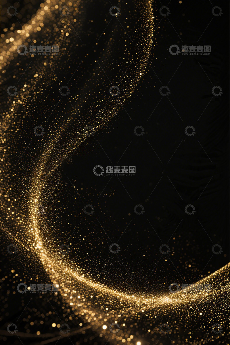 高清大图下载【趣麦麦图】金色闪光背景奢华视觉设计
