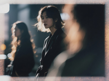 氛围感妙模糊的人影及场景3