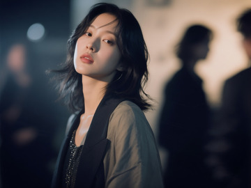 氛围感模糊的人影及场景1