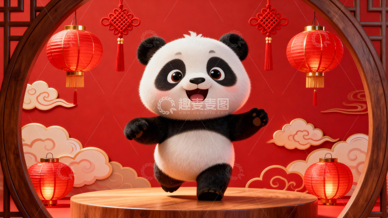 高清大图下载【趣麦麦图】新年元旦春节背景033