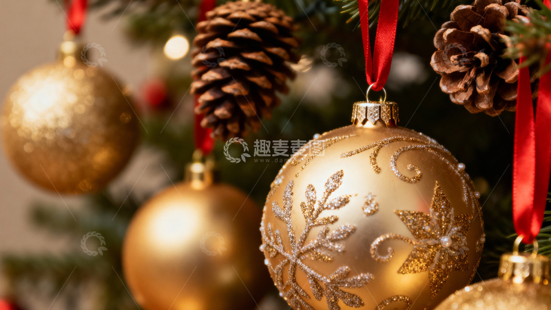 高清大图下载【趣麦麦图】圣诞节背景047