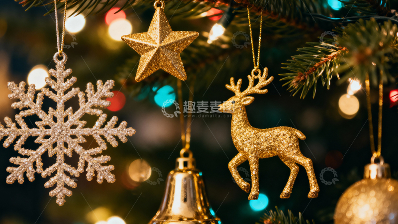 高清大图下载【趣麦麦图】圣诞节背景068