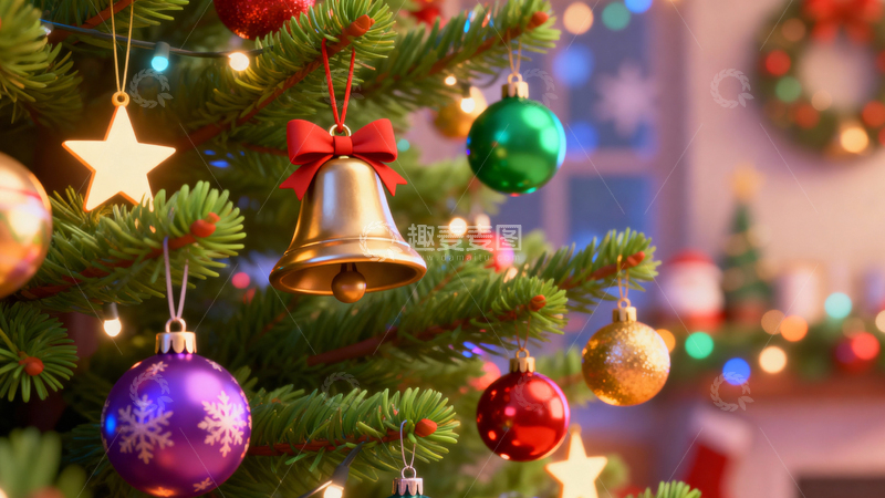 高清大图下载【趣麦麦图】圣诞节背景092