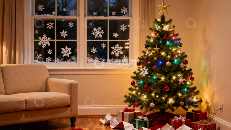 高清大图下载【趣麦麦图】圣诞节背景066