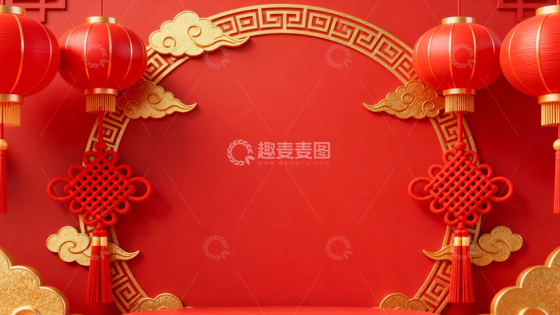 高清大图下载【趣麦麦图】-新年元旦春节背景063