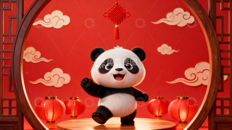 高清大图下载【趣麦麦图】新年元旦春节背景071