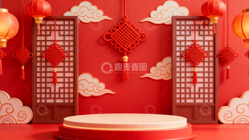 高清大图下载【趣麦麦图】-新年元旦春节背景068