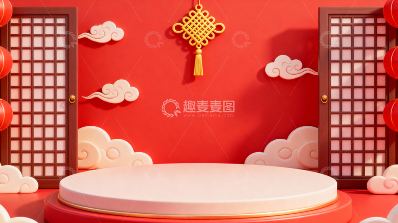 高清大图下载【趣麦麦图】新年元旦春节背景069