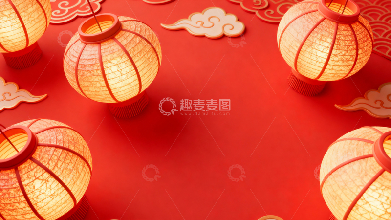 高清大图下载【趣麦麦图】-新年元旦春节背景066