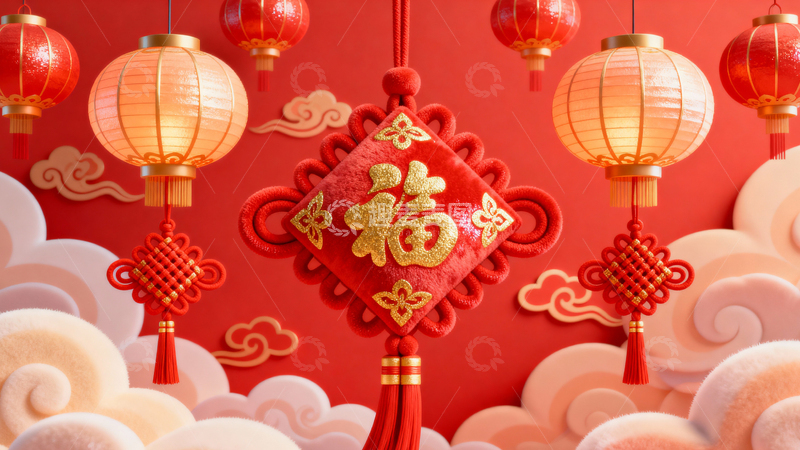 高清大图下载【趣麦麦图】-新年元旦春节背景073