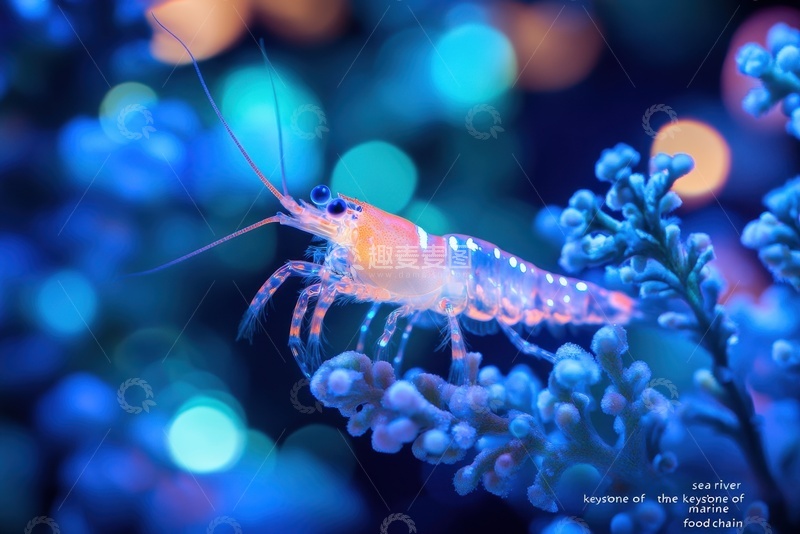 高清大图下载【趣麦麦图】大海里的磷虾摄影