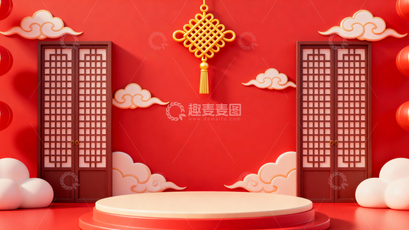 高清大图下载【趣麦麦图】新年元旦春节背景064